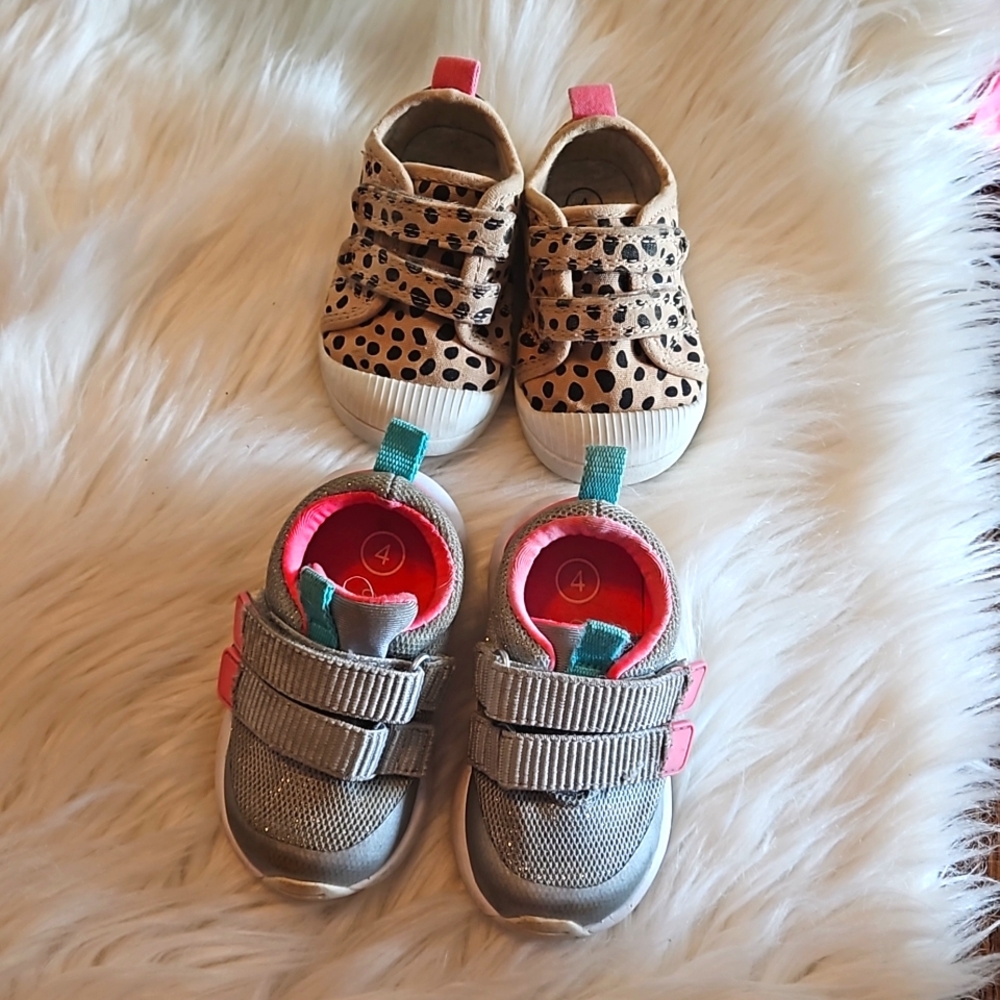 2 Pairs Toddler Cat & Jack Shoes🩷